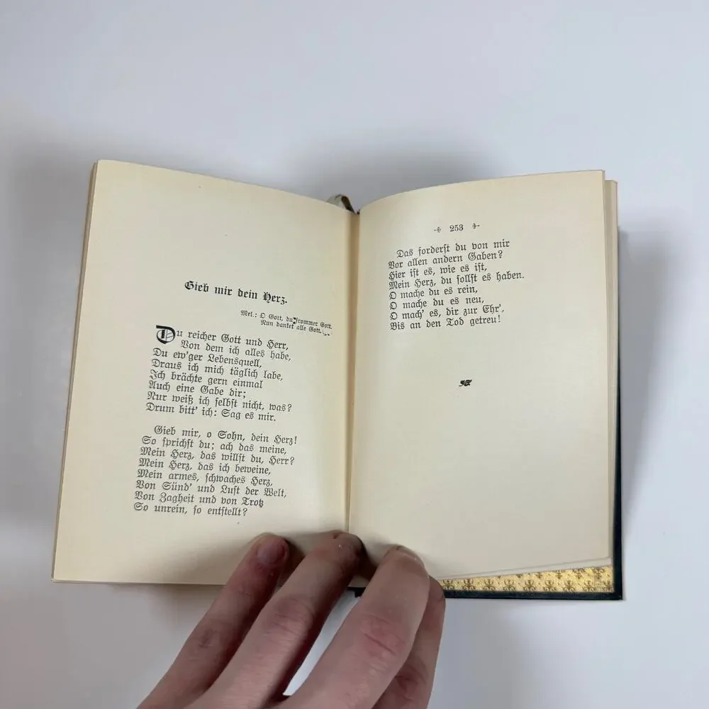Psalter and Harp by C J P Spitta Antique Book Ger Lng